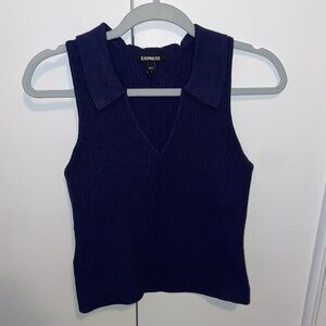 Express Sweater Collared Tank